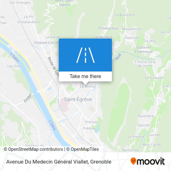 Avenue Du Medecin Général Viallet map
