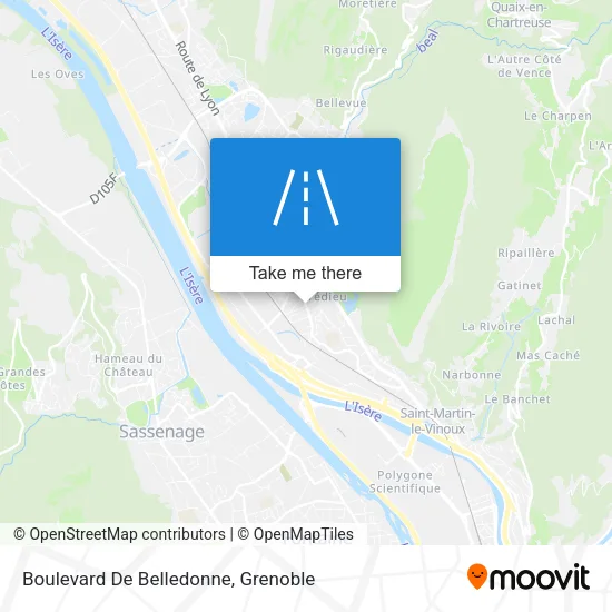 Boulevard De Belledonne map