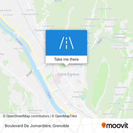 Boulevard De Jomardière map