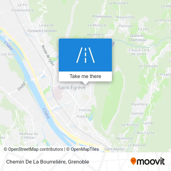 Chemin De La Bourrelière map