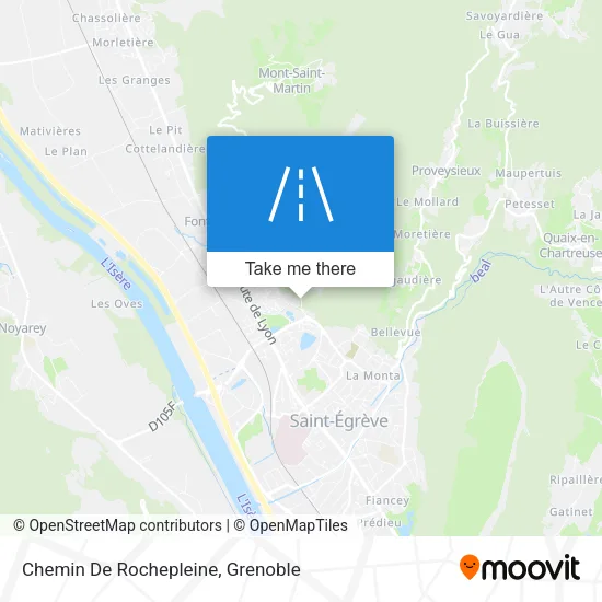 Chemin De Rochepleine map
