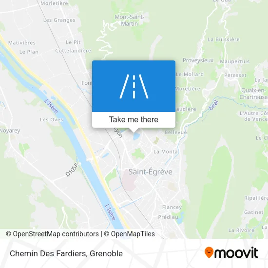 Chemin Des Fardiers map