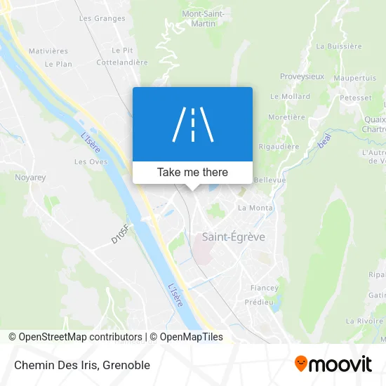 Chemin Des Iris map