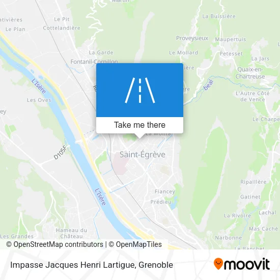 Impasse Jacques Henri Lartigue map