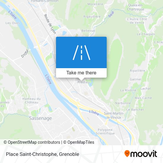 Place Saint-Christophe map