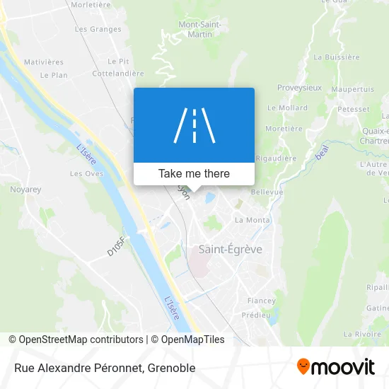 Rue Alexandre Péronnet map