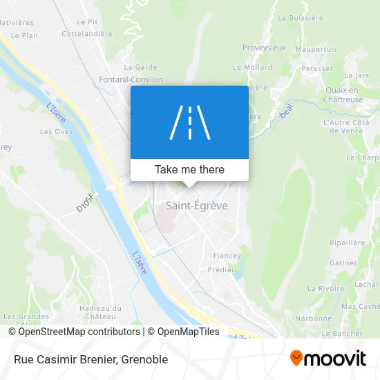 Rue Casimir Brenier map