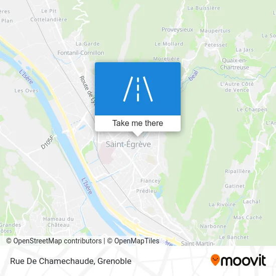 Rue De Chamechaude map