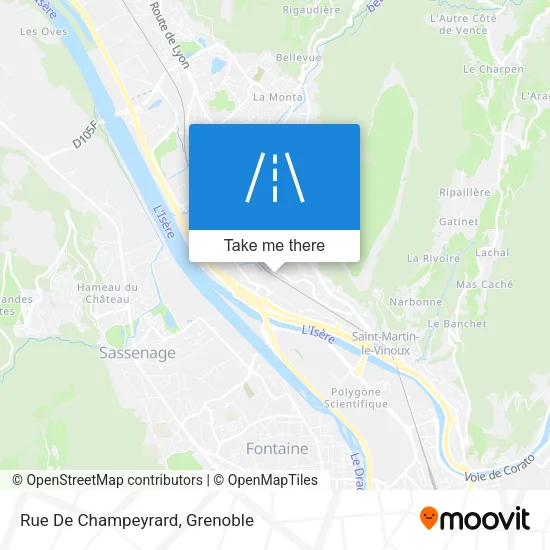 Rue De Champeyrard map
