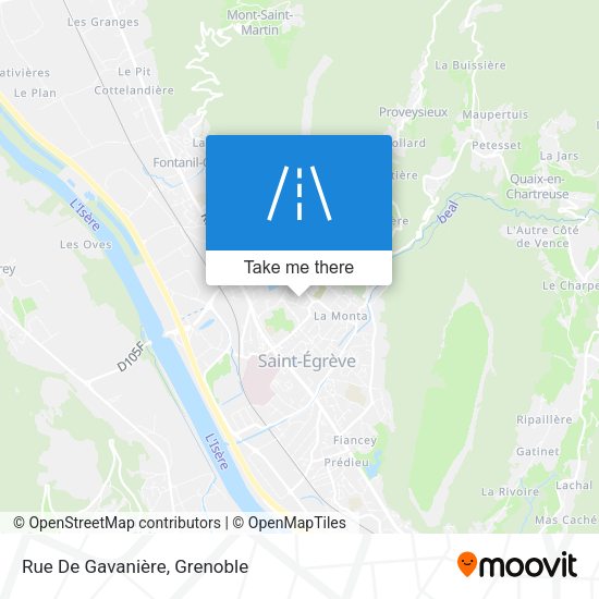 Rue De Gavanière map