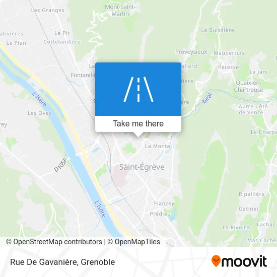 Rue De Gavanière map
