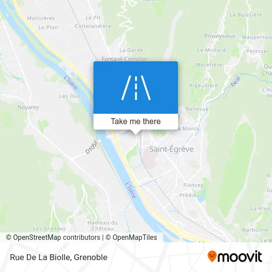 Rue De La Biolle map