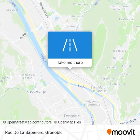 Rue De La Sapinière map
