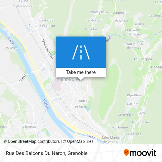 Rue Des Balcons Du Neron map