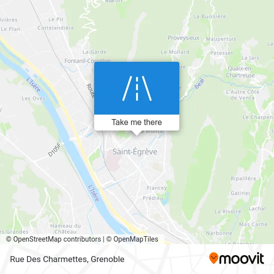 Rue Des Charmettes map