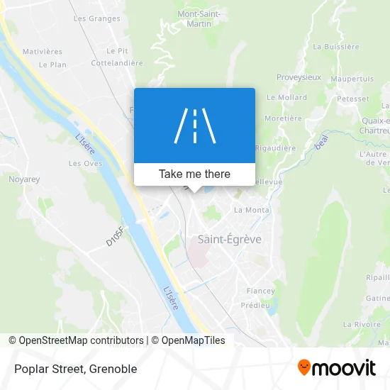 Rue Des Peupliers map