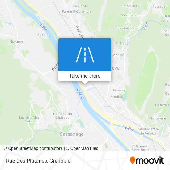 Rue Des Platanes map