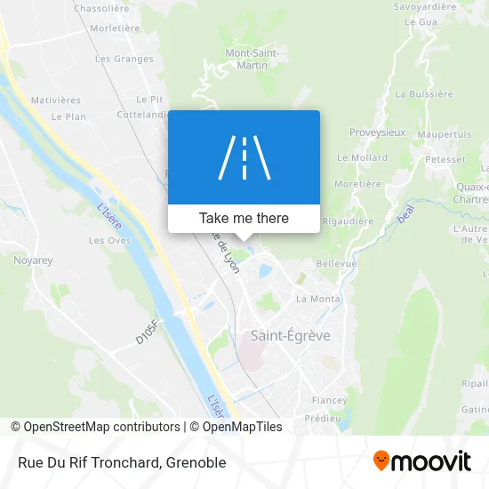 Rue Du Rif Tronchard map