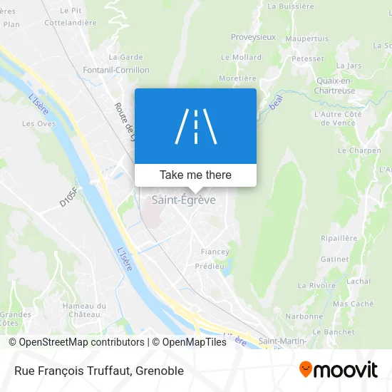 Rue François Truffaut map