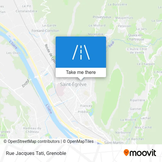 Rue Jacques Tati map