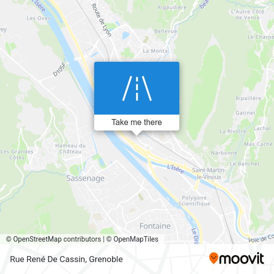 Rue René De Cassin map