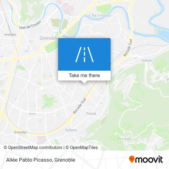 Allée Pablo Picasso map