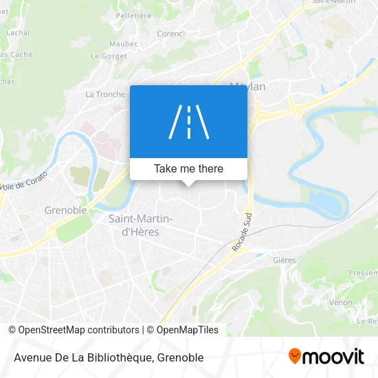 Avenue De La Bibliothèque map