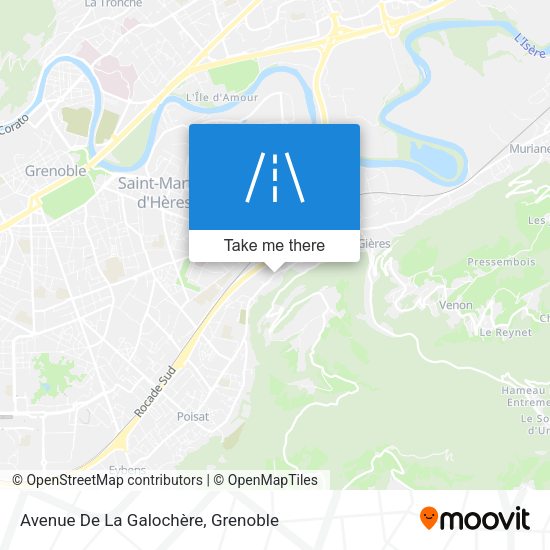 Avenue De La Galochère map
