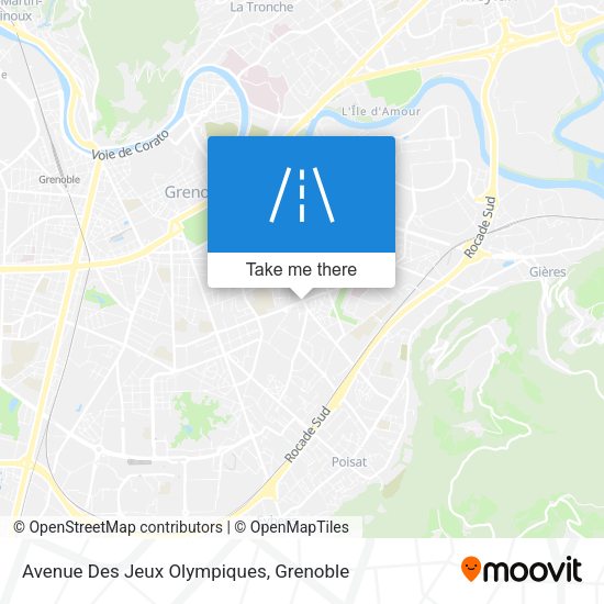 Avenue Des Jeux Olympiques map
