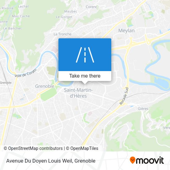 Avenue Du Doyen Louis Weil map