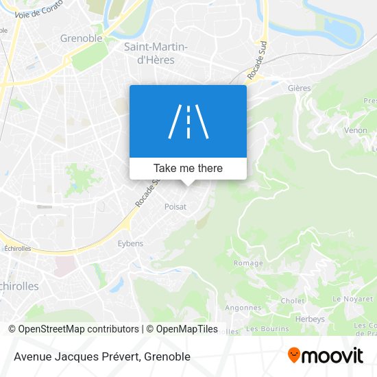 Avenue Jacques Prévert map