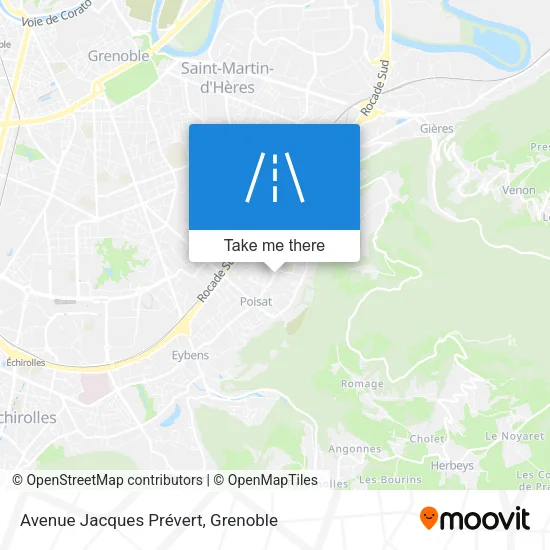Avenue Jacques Prévert map