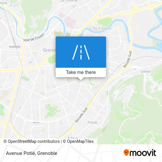 Avenue Potié map
