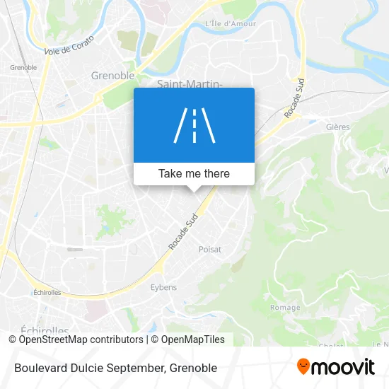 Boulevard Dulcie September map