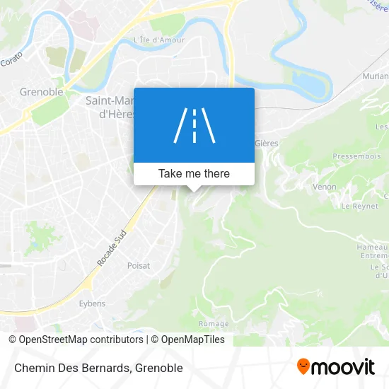Chemin Des Bernards map