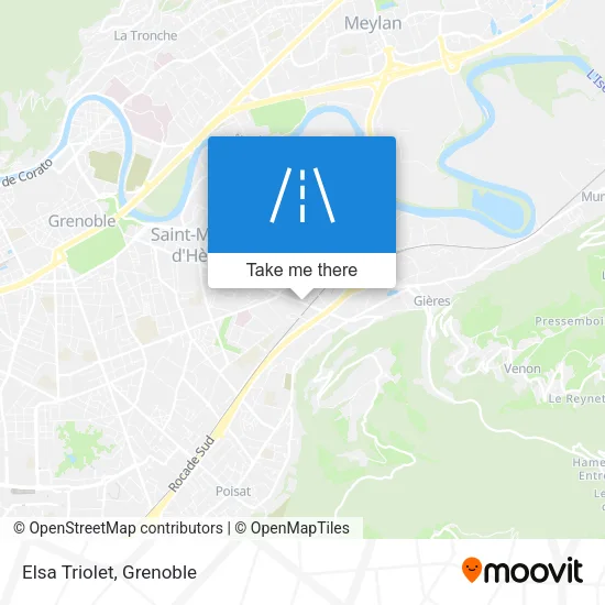 Elsa Triolet map