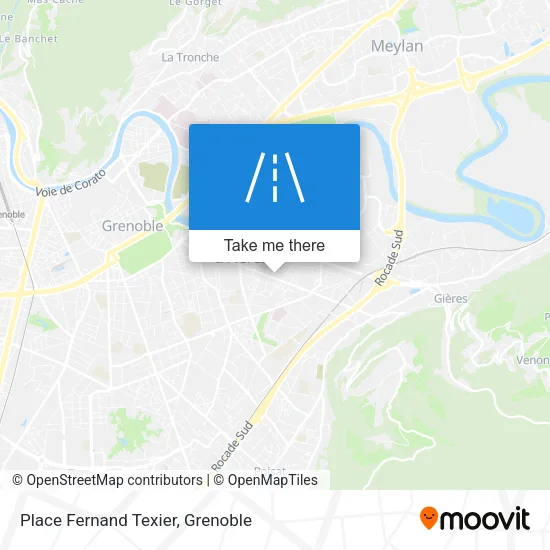 Place Fernand Texier map