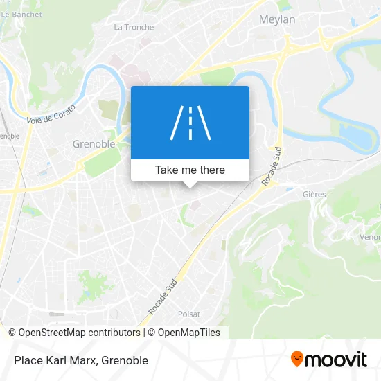 Place Karl Marx map