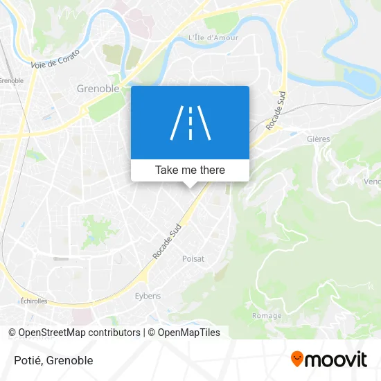 Potié map