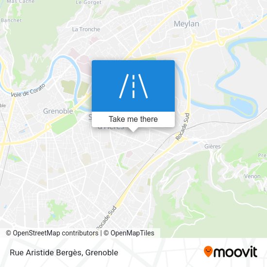 Rue Aristide Bergès map