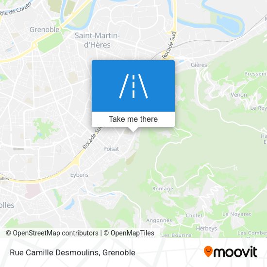 Rue Camille Desmoulins map