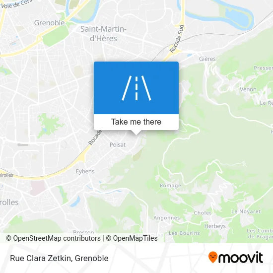 Rue Clara Zetkin map