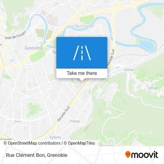 Rue Clément Bon map