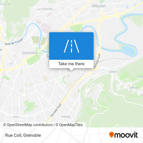 Rue Coli map