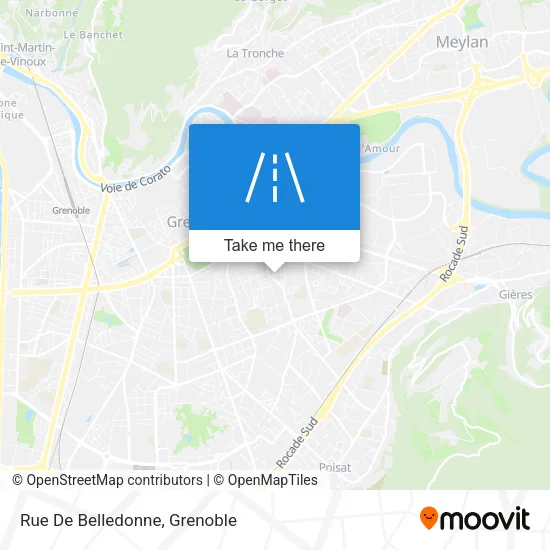Rue De Belledonne map