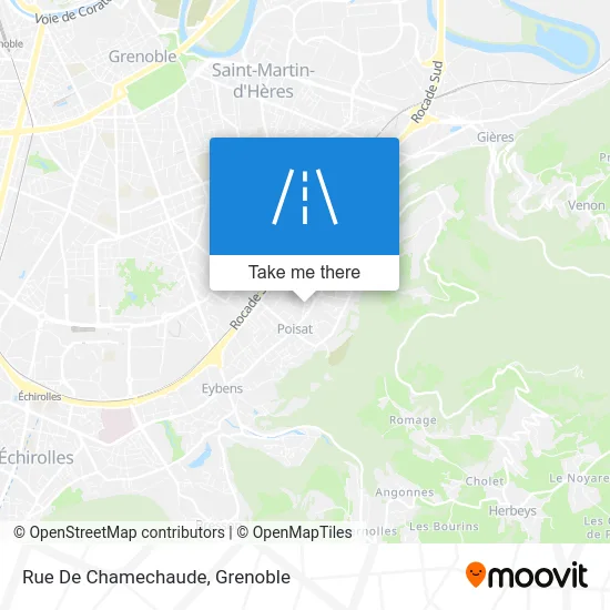 Rue De Chamechaude map