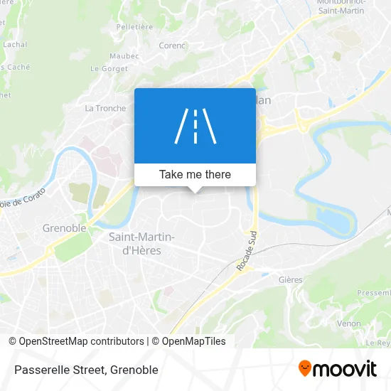 Rue De La Passerelle map