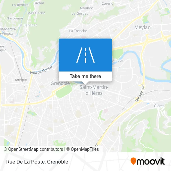Rue De La Poste map