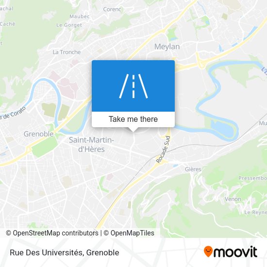 Rue Des Universités map