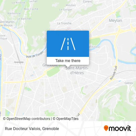 Rue Docteur Valois map